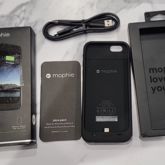 Mophie Juice Pack Air 100% -  iPhone 6/6s battery case OPEN BOX NEW - Picture 2 of 10